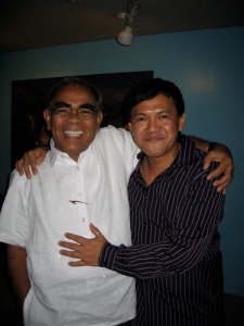 Emong and "Manong", Dr. Joven Cuanang