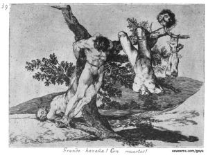 Plate No. 39 of Goya's Disasters of War