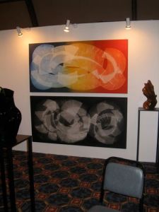 Romulo Olazo pieces at Paseo Gallery
