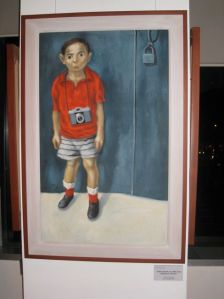Elmer Borlonga, "Self-portrait As a Little Boy With a Camera", 2001