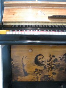 Alwin Reamillo, detail of "Mutya ng Pasig", one of the restored pianos